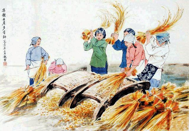 笔墨间的稻香 七十年代前农业题材绘画中的乡土情怀与粮食记忆